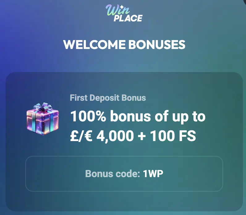 winplace casino welcome bonus